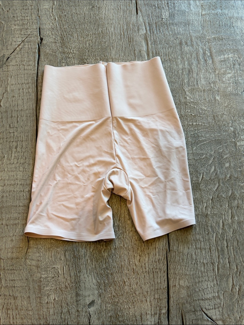 Skinnygirl Light Pink High-Waist Bike Shorts